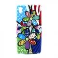 Купить Силиконовый чехол для Sony Xperia M4 Aqua / M4 Aqua Dual Colorful Flowers на Apple-Land.ru