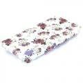 Силиконовый чехол для Sony Xperia M4 Aqua / M4 Aqua Dual White&Rose Flowers