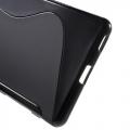 Силиконовый чехол для Sony Xperia M5 черный S-Shape