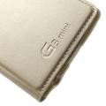 Чехол книжка Smart Circle Window для LG G3 s золотой