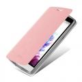 Купить Кожаный чехол книжка для LG G3 s розовый MOFI на Apple-Land.ru
