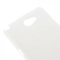 Пластиковый чехол для LG Max X155 белый
