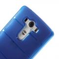 Силиконовый чехол для LG G3 синий противоскользящий