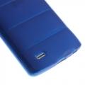 Силиконовый чехол для LG G3 синий противоскользящий