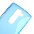 Силиконовый чехол для LG Magna синий