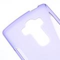 Силиконовый чехол для LG G4 s фиолетовый S-образный
