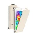 Купить Вертикальный флип чехол для Samsung Galaxy S5 mini белый DEPPA на Apple-Land.ru