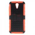 Купить Гибридный противоударный чехол для HTC Desire 620 / 620g - оранжевый на Apple-Land.ru