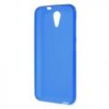 Купить Силиконовый чехол для HTC Desire 620 синий Flexishield на Apple-Land.ru