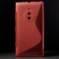 Купить Силиконовый чехол для Nokia Lumia 830 красный S-shape на Apple-Land.ru