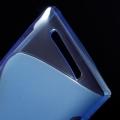 Силиконовый чехол для Nokia Lumia 830 синий S-shape