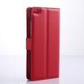 Купить Чехол книжка для Huawei P8 Lite - Красный на Apple-Land.ru
