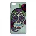 Купить Кейс чехол для Huawei P8 lite с орнаментом Flowered Skull на Apple-Land.ru