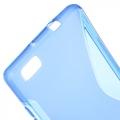 Силиконовый чехол для Huawei P8 lite синий