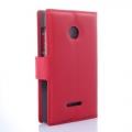 Купить Чехол книжка для Microsoft Lumia 532 красный на Apple-Land.ru