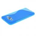 Купить Силиконовый чехол для Samsung Galaxy A3 - синий ToughGuard на Apple-Land.ru