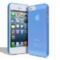 Купить Ультратонкий пластиковый чехол для iPhone 5 5S Синий на Apple-Land.ru