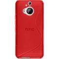 Силиконовый чехол для HTC One M9 Plus красный