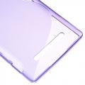 Силиконовый чехол для Sony Xperia C3 фиолетовый S-Shape