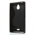 Купить Силиконовый чехол для Nokia X2 Dual Sim черный на Apple-Land.ru