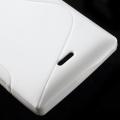Силиконовый чехол для Nokia X2 Dual Sim белый S-Shape