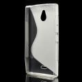 Купить Силиконовый чехол для Nokia X2 Dual Sim прозрачный S-Shape на Apple-Land.ru