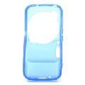 Купить Силиконовый чехол для Samsung Galaxy S4 Zoom голубой на Apple-Land.ru