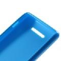 Силиконовый чехол для Sony Xperia M голубой