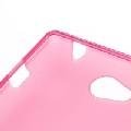 Силиконовый чехол для Sony Xperia C розовый