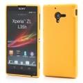 Купить Силиконовый чехол для Sony Xperia ZL желтый на Apple-Land.ru