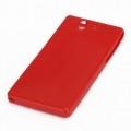 Купить Силиконовый чехол для Sony Xperia Z красный на Apple-Land.ru