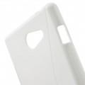 Силиконовый чехол для Sony Xperia M2 белый S-shape