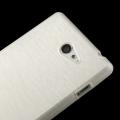 Силиконовый чехол для Sony Xperia M2 белый Shine