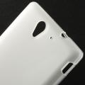 Силиконовый чехол для Sony Xperia C3 белый