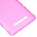 Силиконовый чехол для Sony Xperia C3 розовый