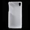 Купить Силиконовый чехол для Sony Xperia Z2 белый S-shape на Apple-Land.ru