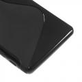 Силиконовый чехол для Sony Xperia Z3 / Z3 Dual черный S-Shape