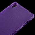 Силиконовый чехол для Sony Xperia Z3 фиолетовый Shine
