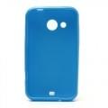 Купить Силиконовый чехол для HTC Desire 200 голубой на Apple-Land.ru