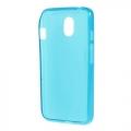 Купить Силиконовый чехол для HTC Desire 210 голубой на Apple-Land.ru
