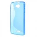 Купить Силиконовый чехол для HTC Desire 516 синий на Apple-Land.ru