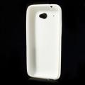 Силиконовый чехол для HTC Desire 601 белый матовый