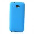Купить Силиконовый чехол для HTC Desire 601 голубой матовый на Apple-Land.ru