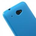 Силиконовый чехол для HTC Desire 601 голубой матовый