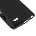 Силиконовый чехол для LG G3 s черный S-Shape