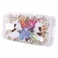 Купить Силиконовый чехол для Samsung Galaxy S5 mini Colorful Butterflies на Apple-Land.ru
