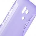 Силиконовый чехол для Huawei Honor 3 фиолетовый