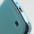 Силиконовый чехол для Samsung Galaxy S4 голубой