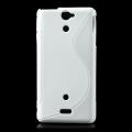 Купить Силиконовый чехол для Sony Xperia V белый на Apple-Land.ru