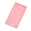 Силиконовый чехол для Sony Xperia V розовый